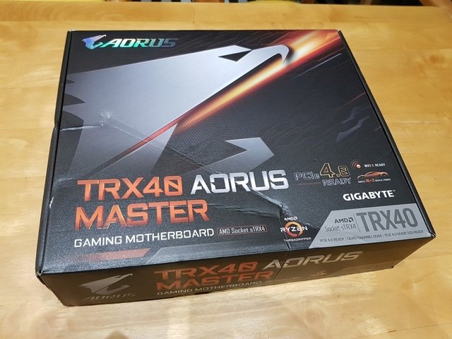 TRX40 Aorus Master: Red team's huge hi-end motherboard lands on the computer market at the end of the year 1